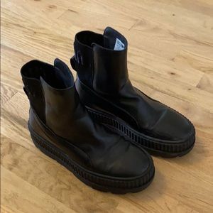 Puma x Fenty Platform Sneaker Boots in Black US 9